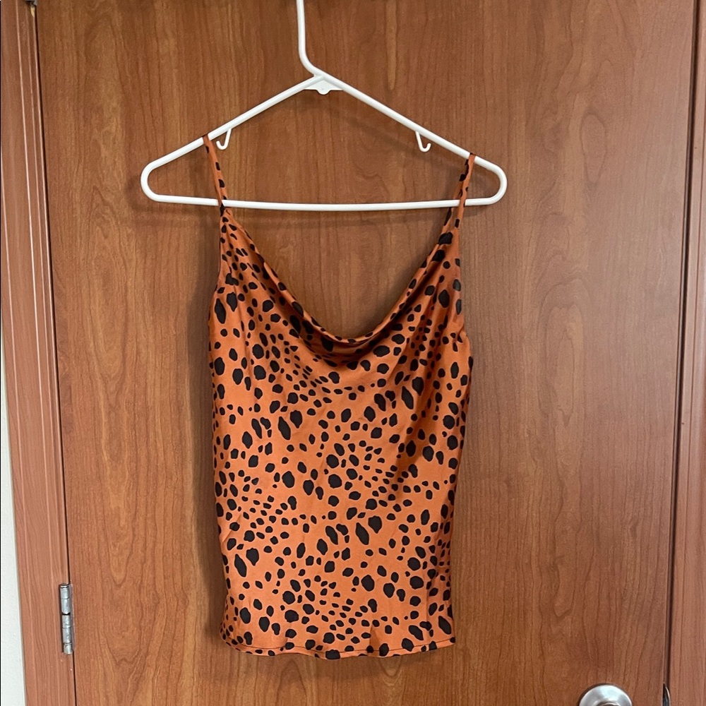 Papermoon Wild Print Cowl Neck Camisole